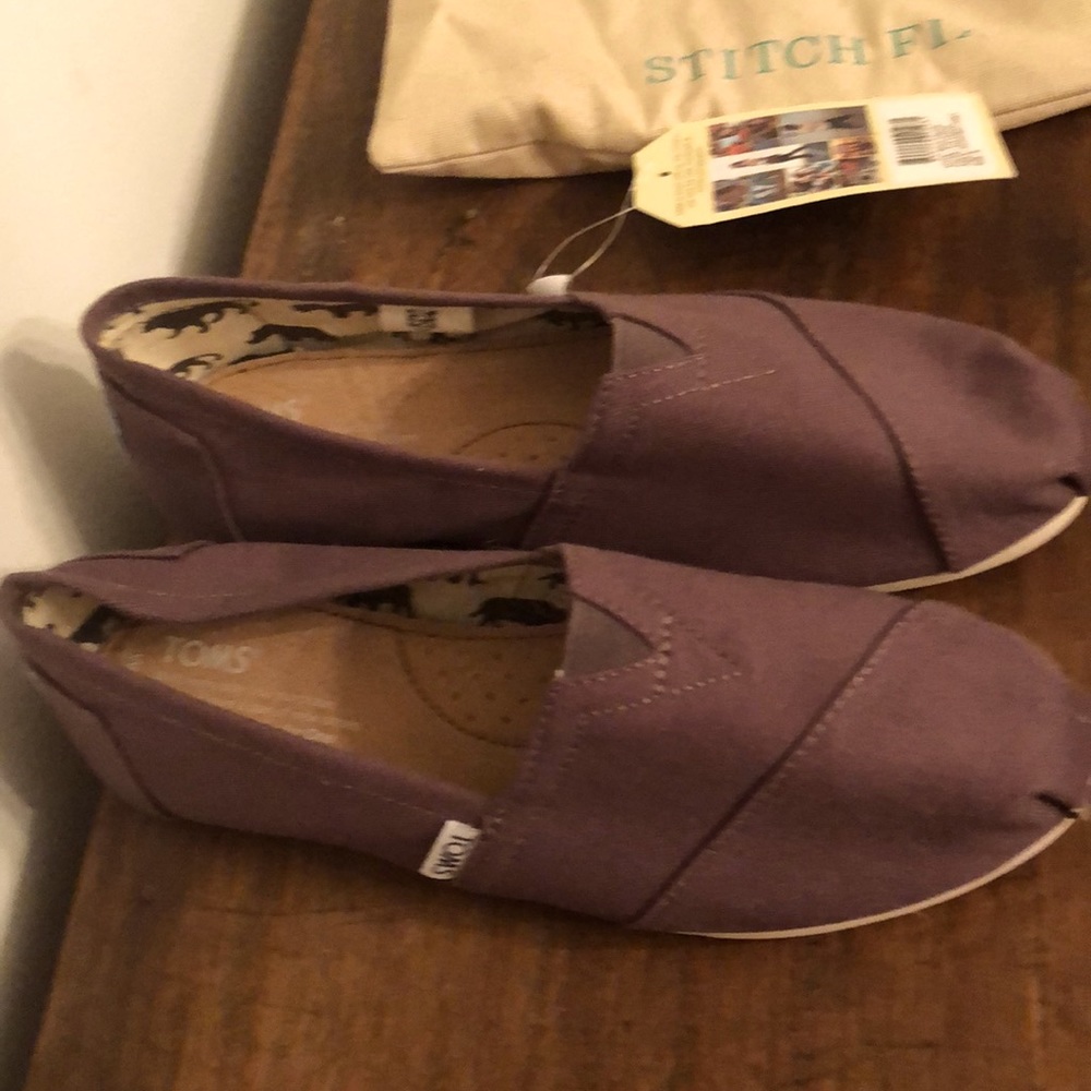 Grey Tom’s classic Ash Canvas Shoe- Brand New